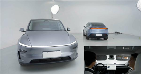 煥新版Model Y實(shí)車展示：車燈改觀 后排可電動(dòng)折疊