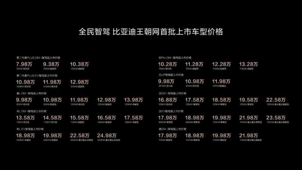 比亞迪智駕下餃子 7萬(wàn)的車也有NOA 王傳福：要像安全帶一樣標(biāo)配