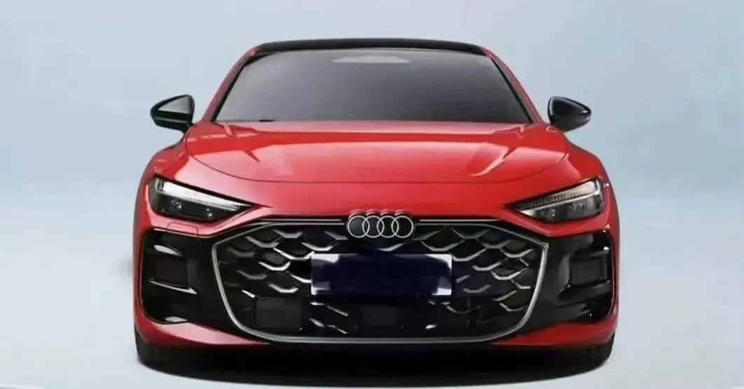 紅色車身 + 轎跑姿態(tài)，上汽奧迪 A5L 實車曝光