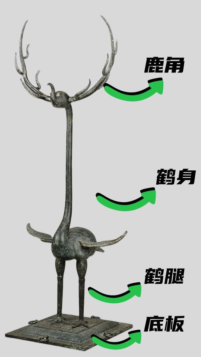 看鹿角立鶴：古人眼中鹿鶴融合的吉祥寓意，驚！鹿角立鶴：鹿與鶴的神奇融合，祥瑞滿滿