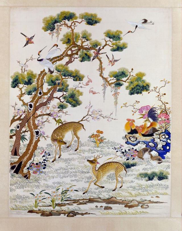 看鹿角立鶴：古人眼中鹿鶴融合的吉祥寓意，驚！鹿角立鶴：鹿與鶴的神奇融合，祥瑞滿滿