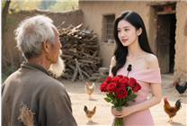 68歲孤寡老人將女主播公開視頻當成私人告白 村口苦等國家發(fā)的老婆